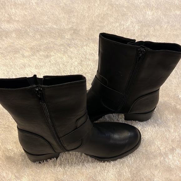 Style & Co. Black Combat & Moto Boots - Picture 7 of 7